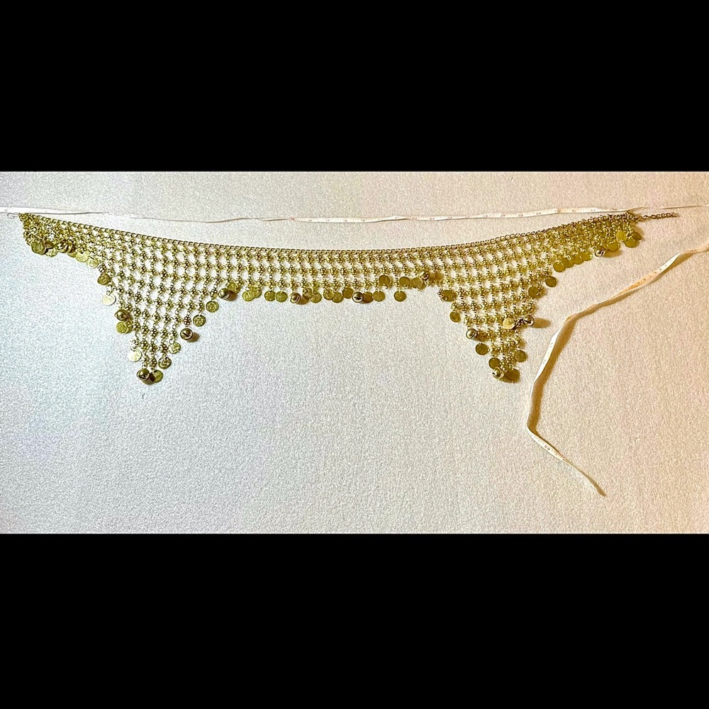 Vintage Coin Belly Dancer Belt with Bells - Picture 7 of 7